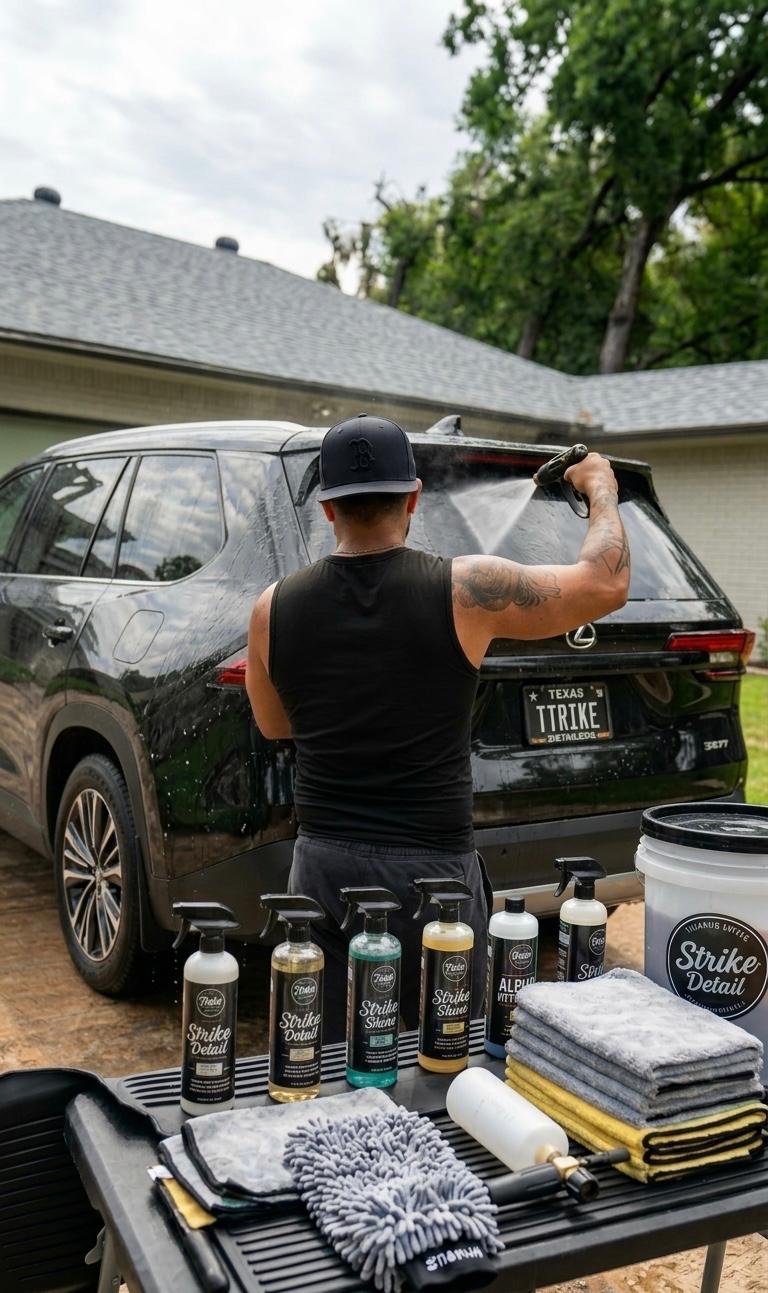 Strike Detail equipment and mobile vehicle care